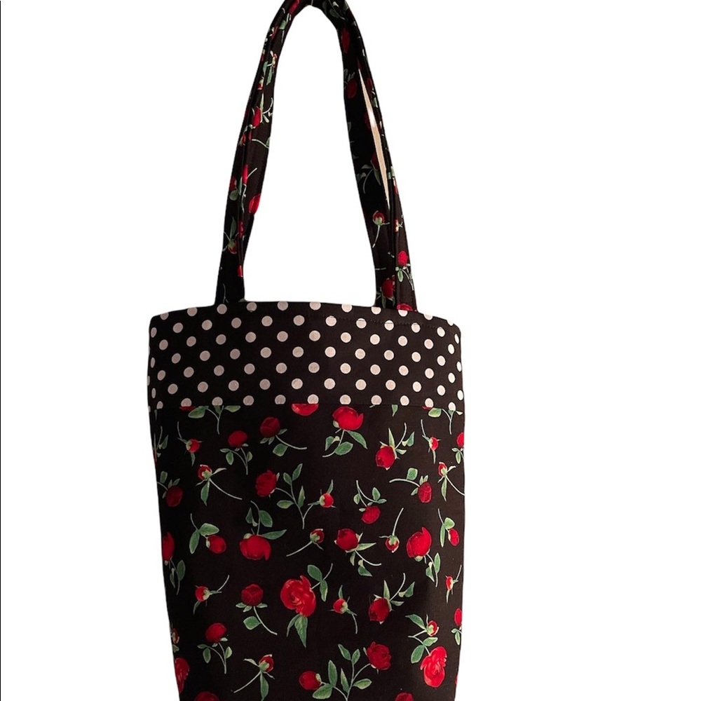 Roses and Polka Dots Handbag